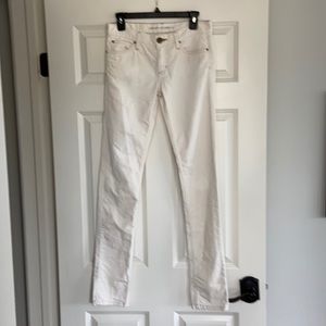 Banana Republic off-white jeans size 25